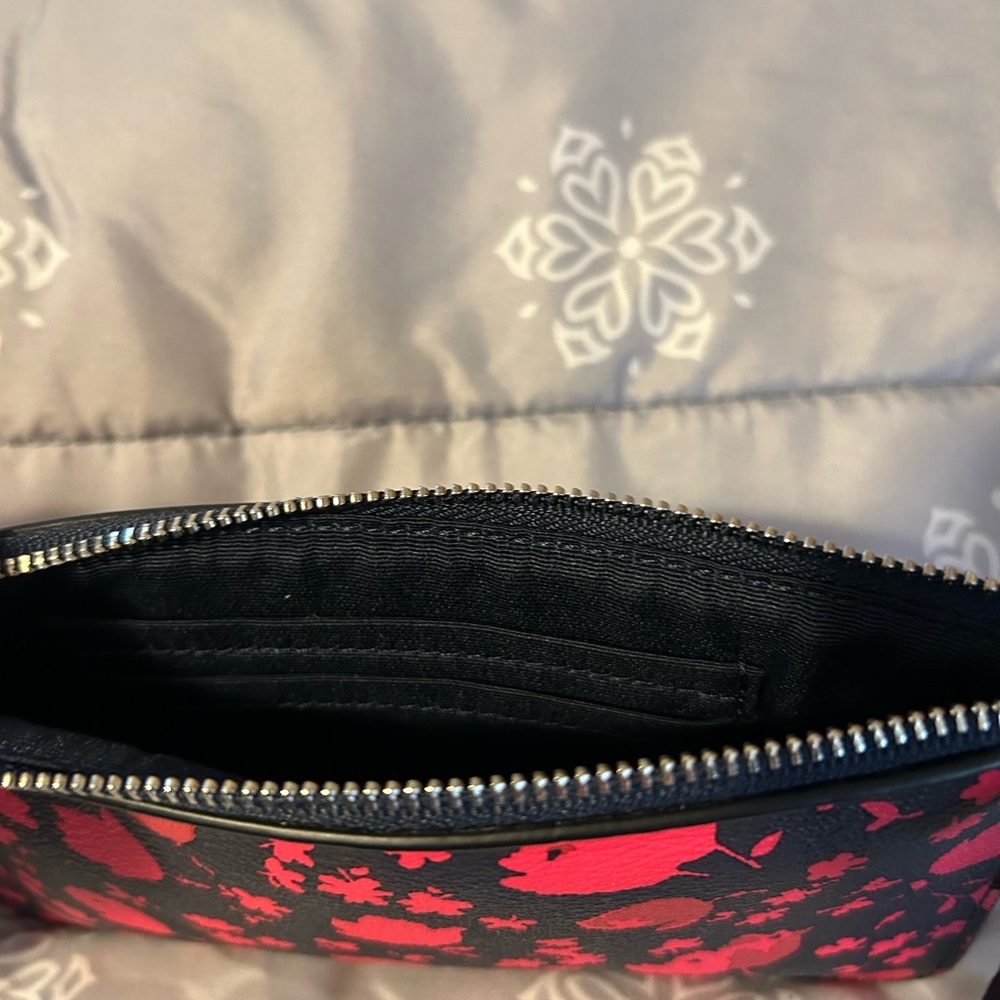 Coach Black and Pink Floral Wristlet - Picture 7 of 7
